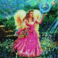 Алмазная мозаика GF 3860 Ангел-хранитель 40*50