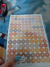 4 hojas de números letra de alfabeto etiqueta lindo amor corazón pegatinas DIY planificador cuaderno diario decoración artículos de papelería