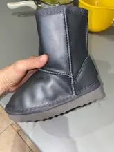 Girls Shoes Ankle-Boots Waterproof Boys Children Warm MBR Winter FORCE 100%Genuine-Leather