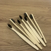 10pc Eco friendly Bamboo Toothbrush Soft Bristles Biodegradable Plastic-Free Oral Care Adults Toothbrush Bamboo Handle Brush 6