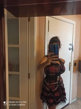 Vestido clásico de encaje con volantes para mujer, sin mangas, a cuadros, Vintage, gótico, minivestidos de baile, disfraz de Cosplay de talla grande
