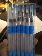 Pincel de pintura rellenable, 1/3/6 piezas, pincel de con depósito de agua para acuarela, lápiz de tinta para pinceles de acuarela suave para pintura, calligráfico, dibujo, suministros de arte