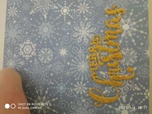 1 unidad DIY grabado en relieve para fotos Tarjeta de papel para álbum manualidades Merry Christmas Metal puntadas troqueles de corte plantillas