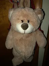 Mochila De felpa para mujer, nueva mochila de muñecos, bolsa informal con personalidad de oso de dibujos animados, B2305