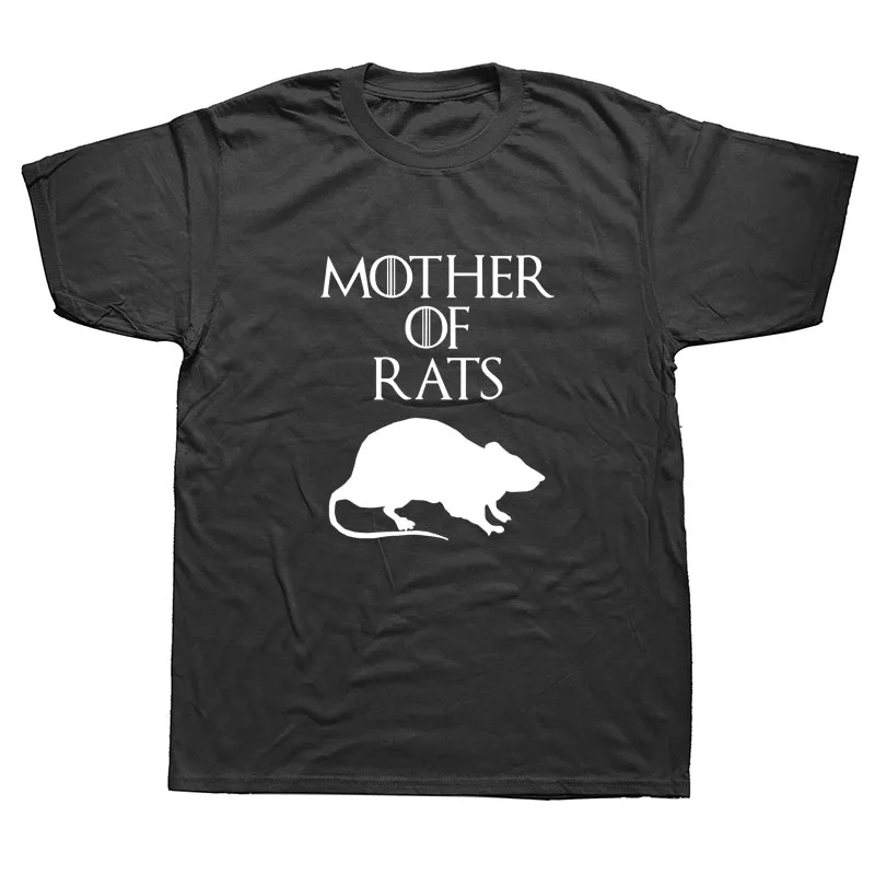 Летняя стильная забавная Мужская футболка «Мама крыс», Уличная Повседневная хлопковая футболка с коротким рукавом и принтом в стиле хип-хоп, Повседневная футболка с круглым вырезом, топы, футболки