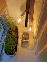 Light-Socket Base Desk-Lamp-Holder Gooseneck Clip-On-Cable Us-Plug On-Off-Switch Flexible