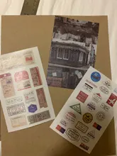 30 unids/set Vintage Scrapbooking Diy Paquete de pegatinas Retro decorativa Natural colección diario Washi etiqueta engomada de papel de arte