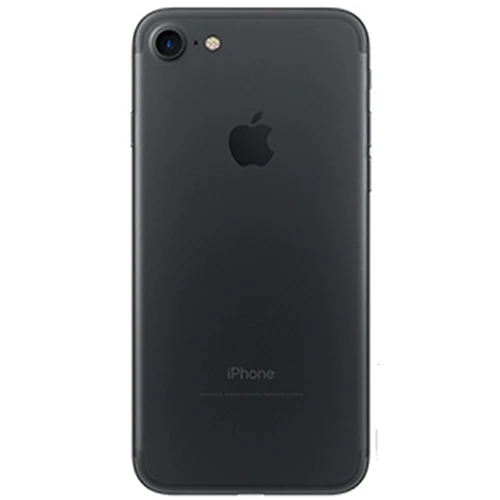 Разблокированный мобильный телефон APPLE iPhone 7 4G LTE 32GB IOS 12.0MP камера четырехъядерный отпечаток пальца 12MP 1960mA - Цвет: Черный