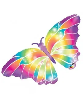 

Balloon Luminous Butterfly-Shape 112cm Foil Polyamide-Q11656