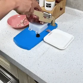 Corte de carne machinealloy aço manual do