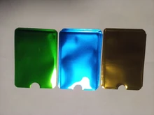Anti Rfid de aluminio para hombre, billetera con bloqueo de lector, tarjetero para tarjetas bancarias, Banco de identificación, funda protectora de Metal para tarjetas de crédito, NFC, 6x9cm