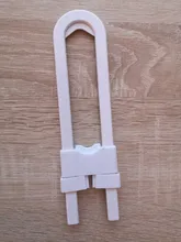Bloqueo de protección para niños en forma de U, Cerradura de seguridad para bebés de seguridad para evitar que los niños Apertura de cajón, armario, puerta de armario