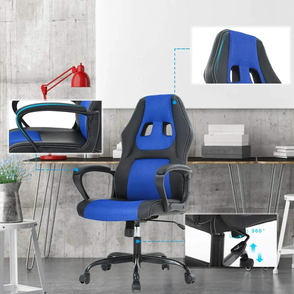 Silla Gaming Oficina Racing Escritorio Videojuegos Sillon Gamer Despacho - Top 100 hogar y jardín