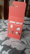 Mitao gato de segunda generación gato de la suerte barato lindo gato ciego caja dulce muñeca de dibujos animados Oficina regalo de cumpleaños