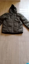 Coat Jacket Down Winter Parka Hooded Mens High-Quality Casual Warm Slim Thick 