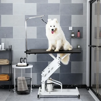 Hydraulic Dog Pet Grooming Table Heavy Duty 42.5