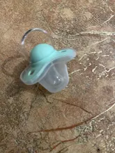 Chupete de silicona de alta calidad para bebé, recién nacido, niño y niña, pezones simulados, cabeza redonda y plana