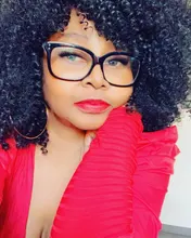 Kinky Curly Wigs Bangs Blonde Cosplay Heat-Resistant Brown Lizzy Synthetic Black Women