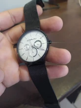 Clock Male Quartz-Watch White Ultra-Thin CRRJU Steel-Strap Date Waterproof Top-Brand