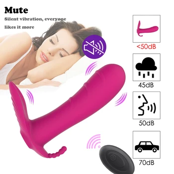 Wireless Remote Control Panties Vibrator for Woman Invisible Wearable G Spot Clitoris Stimulate Anal Plug Adult Sex Toys 18+ 4