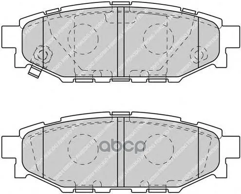 Колодки Тормозные Subaru Legacy 03/Outback 03 2.0/2.5 Задние Ferodo Fdb1947 Ferodo арт. FDB1947