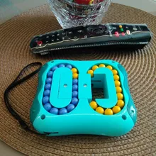 Cubo giratorio de inteligencia mágica para niños, juguete educativo con giroscopio para dedos