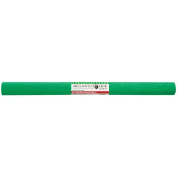 

Crepe paper Greenwich Line, 50 * 250cm, 32g / m2, green, in a roll