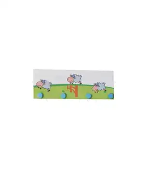 

Child hanger 901 sheep white and green sheep