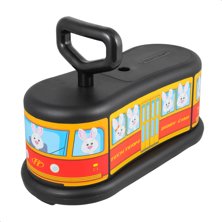 Черно-красный САМОКАТ для самых маленьких Tech Team BABY CAR - Цвет: Черно-красный