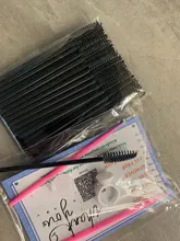 GLAMLASH premium-cepillo de limpieza para extensiones de pestañas, microvarita de máscara, aplicador de pinceles para pestañas, 50 Uds.