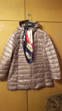 Chaqueta larga con capucha para mujer, abrigo ultraligero de plumón de pato blanco para otoño e invierno, Parkas portátiles, color liso, 7XL