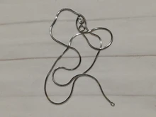 Cadena de serpiente de plata de ley 925, collares de serpiente de alta calidad, regalo de joyería al por mayor