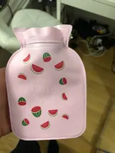 De dibujos animados lindo mano caliente de la botella de agua caliente Mini botellas de agua, portátiles mano chicas de mano de bolsillo de pies bolsas de agua caliente