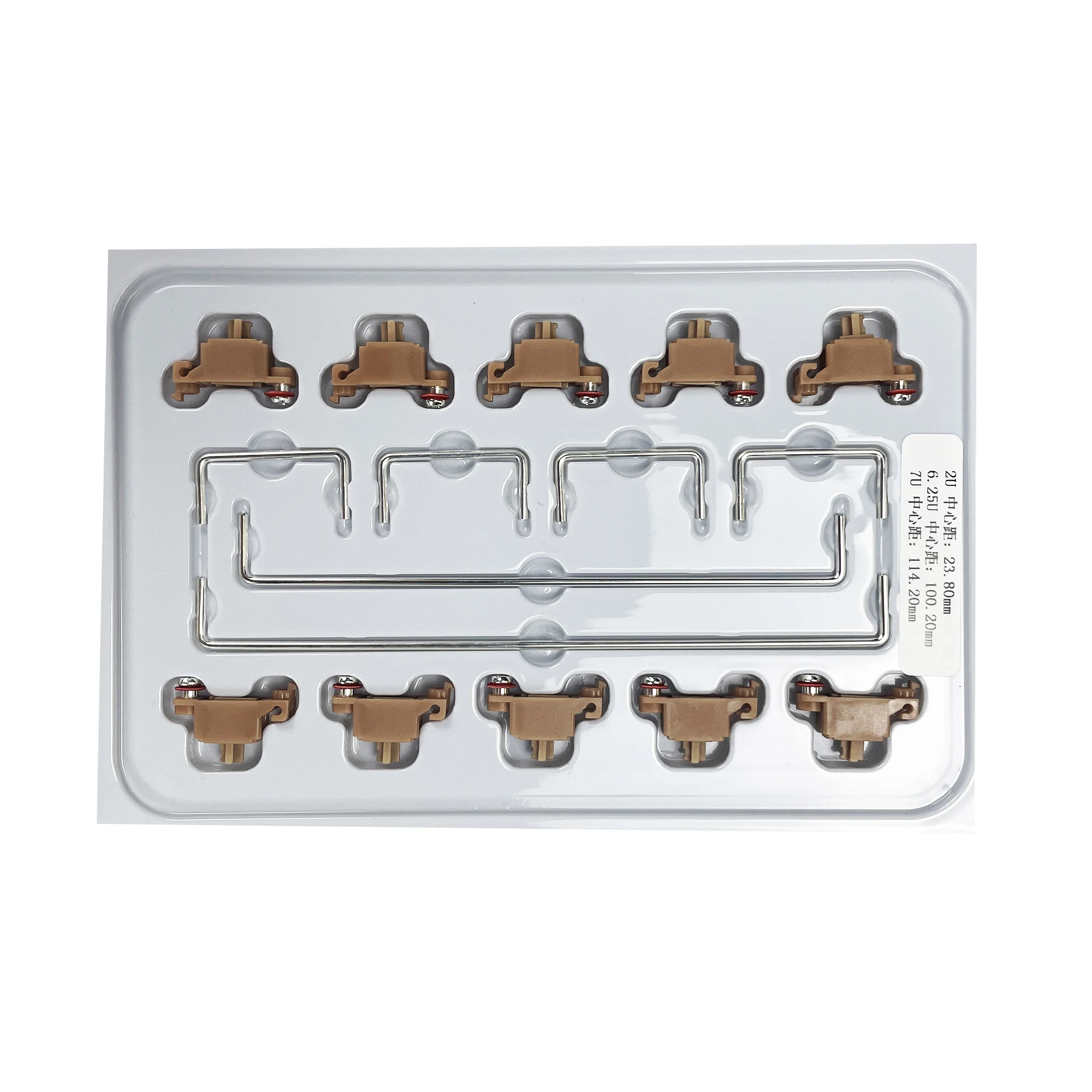 Gateron v2 Pcb Mount Estabilizadores Parafuso no Estabilizador Distância Personalizada sem Fio Caindo para mx Teclado Mecânico Pcb - Imagem 6