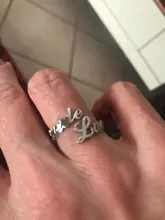 Anillo de nombre doble personalizado, anillo de nombre personalizado para bebé, parejas, nombres en anillo, regalo de Navidad, familia, madre