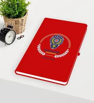 

Personalized Commissioner Vice Themed Red Notebook-2