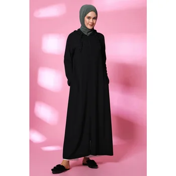 

Armine Kapişonlu Cardigan Black 9 K5845