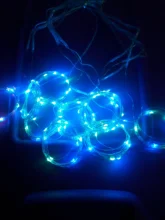 LED Garland Curtain Battery Fairy-Lights Window The on USB Christmas 3MX3M