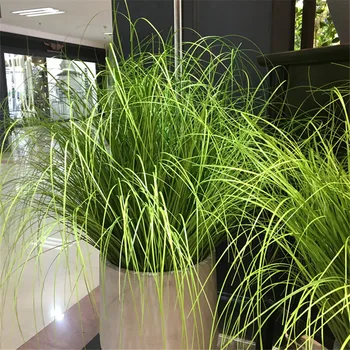 

60cm Artificial Leaves Simulation Onion Grass Silk Flower Decoration Leaf Arranging Lawn Engineering Simulation Plants