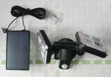 Solar-Lights Wide-Lighting IP65 Outdoor Waterproof 20w 120led with Adjustable-Head Angle