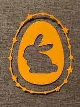 Dies-Set Mold Paper Embossing-Stencil Easter-Eggs Scrapbook Art-Craft Cutting Rabbit