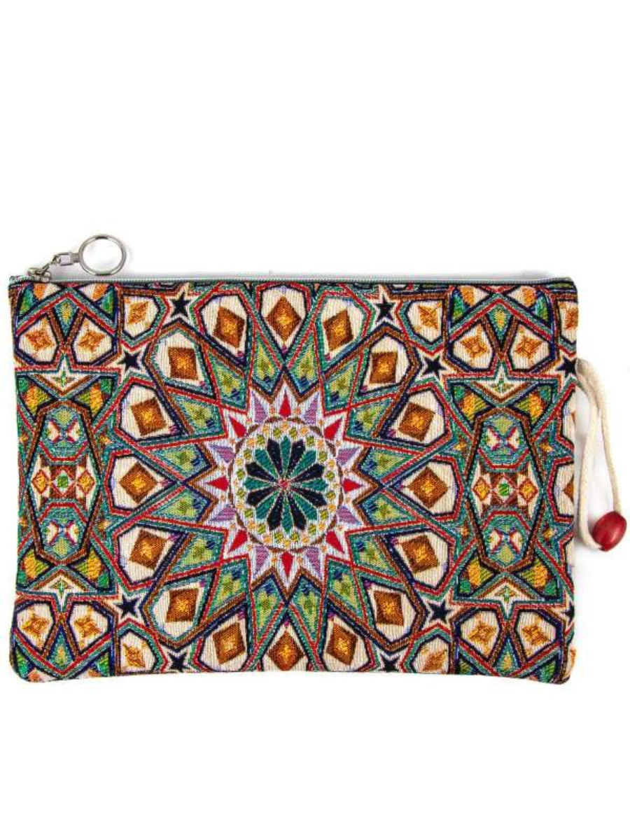 

Косметичка унисекс с Оттоманской плиточной узором, сумочка для косметики, ковер с разными узорами для денег, женский подарочный органайзер, лето-весна