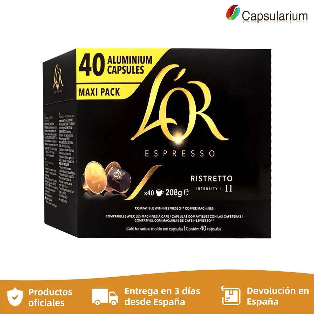 Ristretto L 'or, 40 kompatibel Nespresso Maxi Pack kapseln®|coffee capsules|  - AliExpress