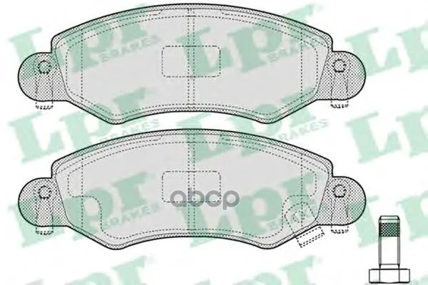 Колодки Тормозные Opel Agila 00-/Suzuki Ignis 03- Передние Lpr 05p777 Lpr арт. 05P777