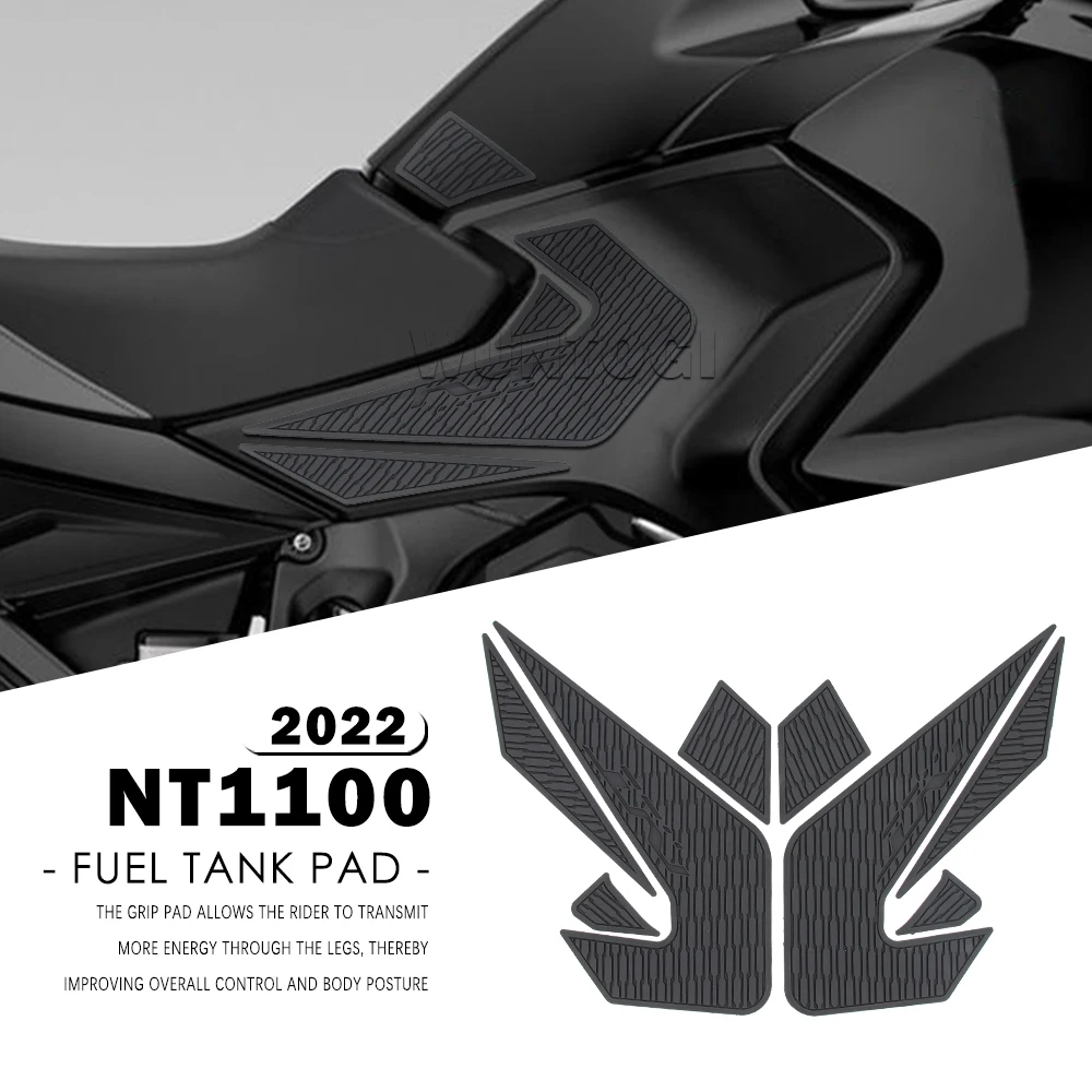 

Аксессуары NT1100 2022, подкладка для топливного бака мотоцикла Honda NT 1100, наклейки для деталей, защитные наклейки на колени, прокладки