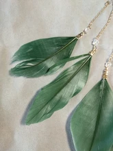 SUKI-pendientes bohemios con gancho para la oreja para mujer, aretes sin Piercing, accesorios de borlas largas, joyería