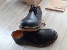 Botines con cordones estilo Chelsea Martens para hombre, botas masculinas resistentes al desgaste, de cuero virgen, 2020