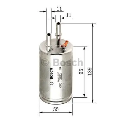 Фильтр топл.\ Volvo V70/XC60 3.0 07 BOSCH F 026 403 014