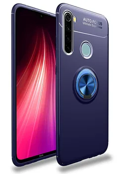

Stand case Silicone with Ring for Xiaomi note redmi 8T Blue