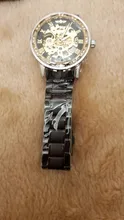Winner-Reloj de pulsera para hombre, transparente, brillante, movimiento de engranaje, masculino